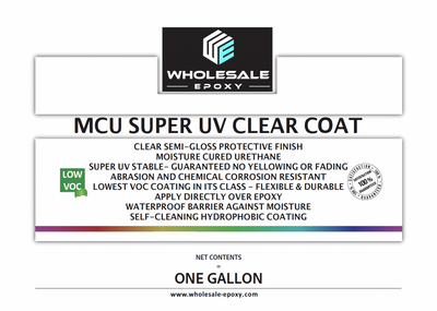 MCU Super UV Clear Coat (Polyaspartic)